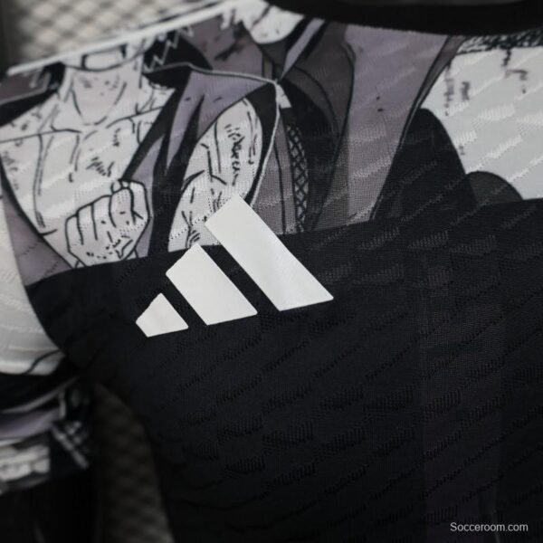 Player Version 2025 Japan Black with Anime Character Pattern Jersey - Image 5