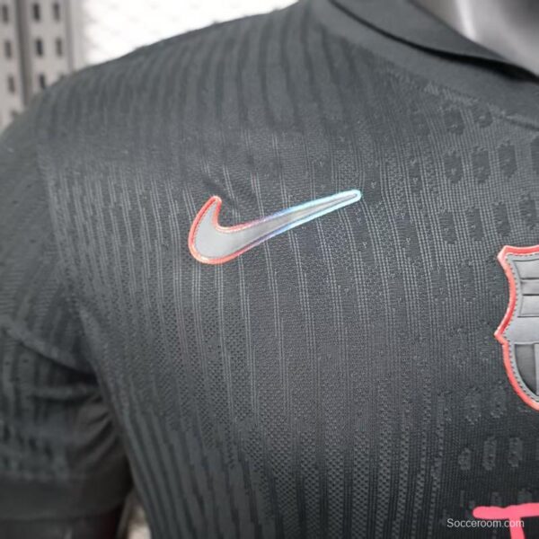 Player Version 25/26 FC Barcelona Black with Pink "T.S. 1989" Jersey - Image 6
