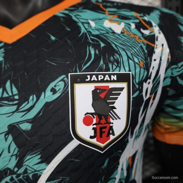 Player Version 2025 Japan Teal with Anime Warrior Jersey - Image 9