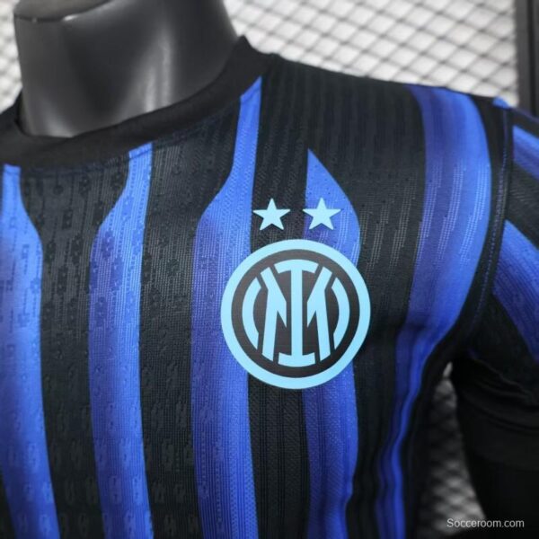Player Version 25/26 Inter Milan Home Jersey Without Sponsor - Image 3