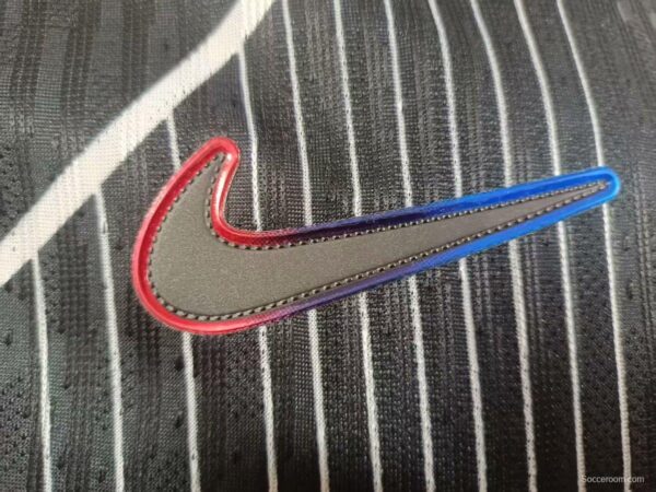 Player Version 25/26 FC Barcelona Black with White Line Pattern Jersey - Image 3