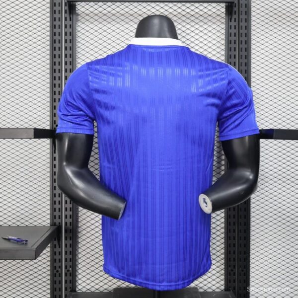 Player Version 2025 Adidas Blue with Striped Design Jersey - Image 5