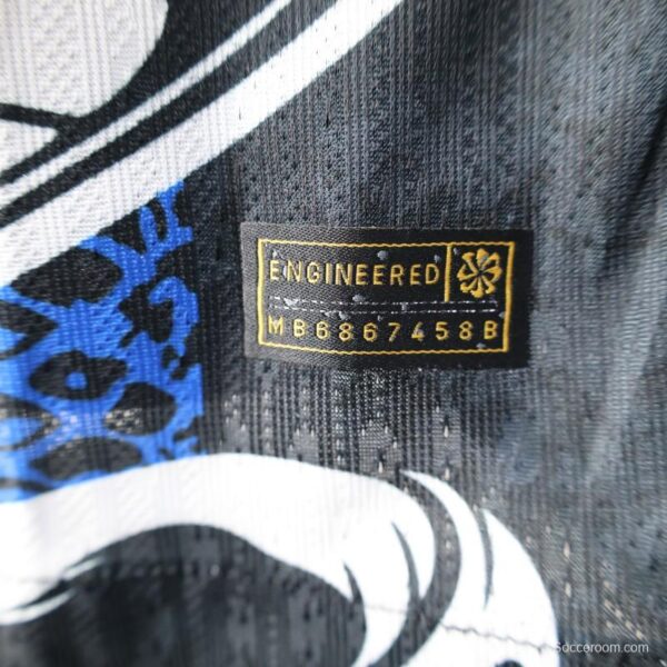 Player Version 25/26 Inter Milan Black and Blue Jersey with Snake Design - Image 8