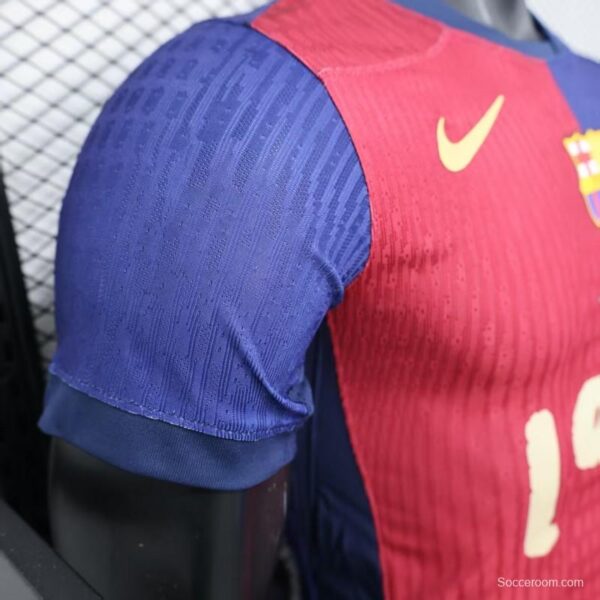 Player Version 25/26 FC Barcelona Home  with Pink "T.S. 1989" Jersey - Image 6