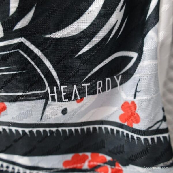 Player Version 2025 Japan White with Samurai & Cherry Blossom Jersey - Image 6