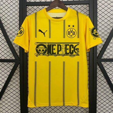 25/26 Borussia Dortmund Yellow with One Piece Design Jersey