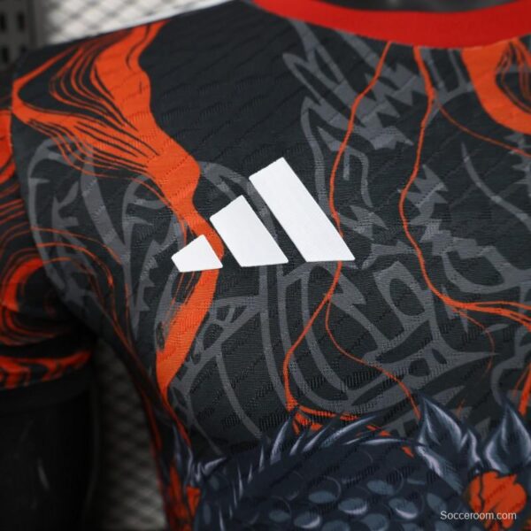 Player Version 25/26 Real Madrid Black with Dragon Design Jersey - Image 5
